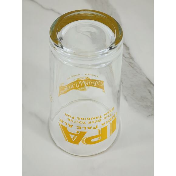 Sweetwater IPA India Pale Ale Pint Beer Clear Glass 16oz Drinkware 6" Brewing - Picture 8 of 10
